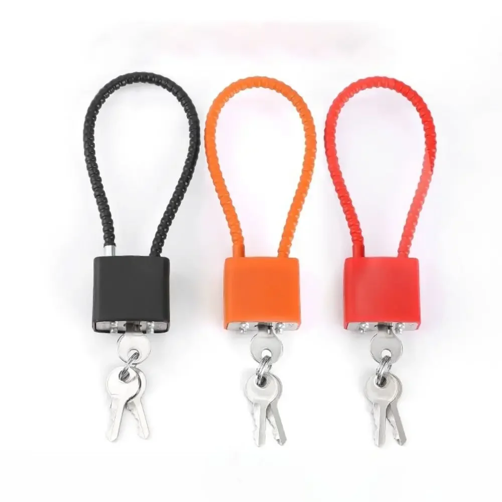 Cable Lock Flexible - กุญแจสายเคเบิลอเนกประสงค์แบบพกพา ทำจากวัสดุอ่อนนุ่มและยืดหยุ่น มาพร้อมกุญแจ ป้องกันสนิม เหมาะสำหรับล็อคกระเป๋าเดินทาง